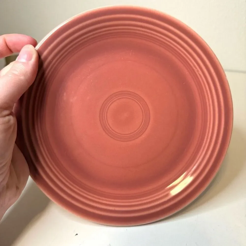 Vintage‎ Fiesta Homer Laughlin Rose Salad Plate 7”